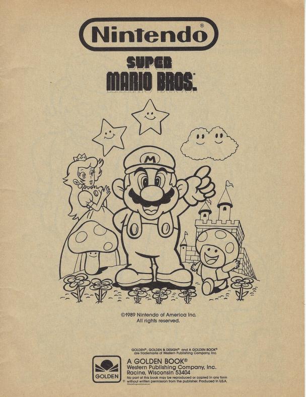 Super Mario Bros. Coloring Book 1989 : EtherealDragonz : Free Download,  Borrow, and Streaming : Internet Archive